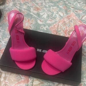 The Attico Vibrant Pink Heels